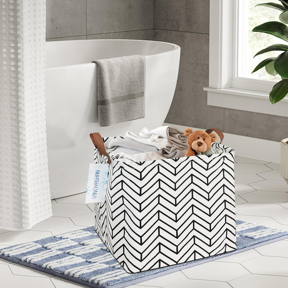 LANGYASHAN square storage basket toy-storage scene highlights kid-friendly design for tidy playrooms.