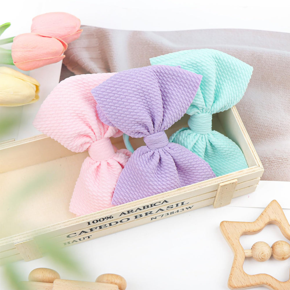 Lanmerry handmade waffle bows maintain shape and color after washing