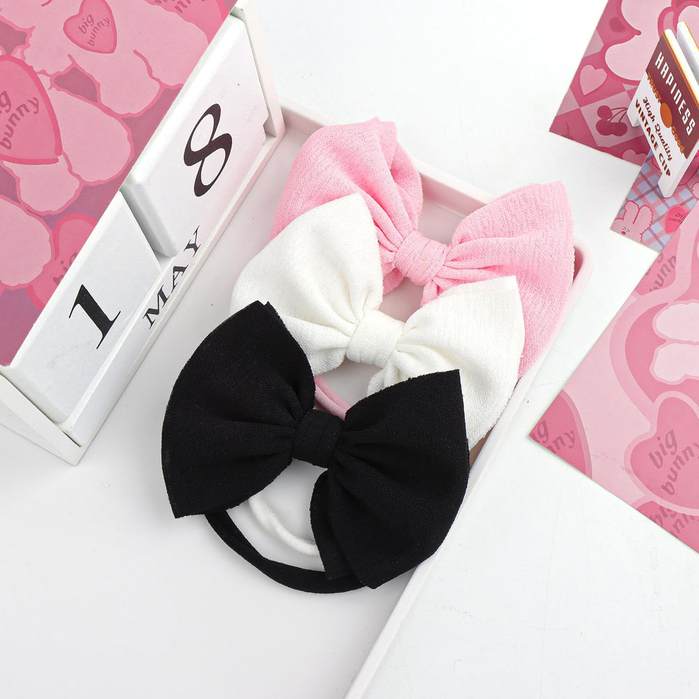 Lanmerry baby headband with bow completes everyday outfits and photos.