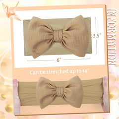 Lanmerry baby headband soft fabric gray ideal for infants and toddlers.