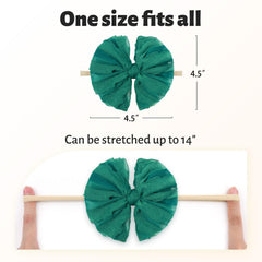 Lanmerry baby headband soft-stretchy nylon, gentle and comfortable.