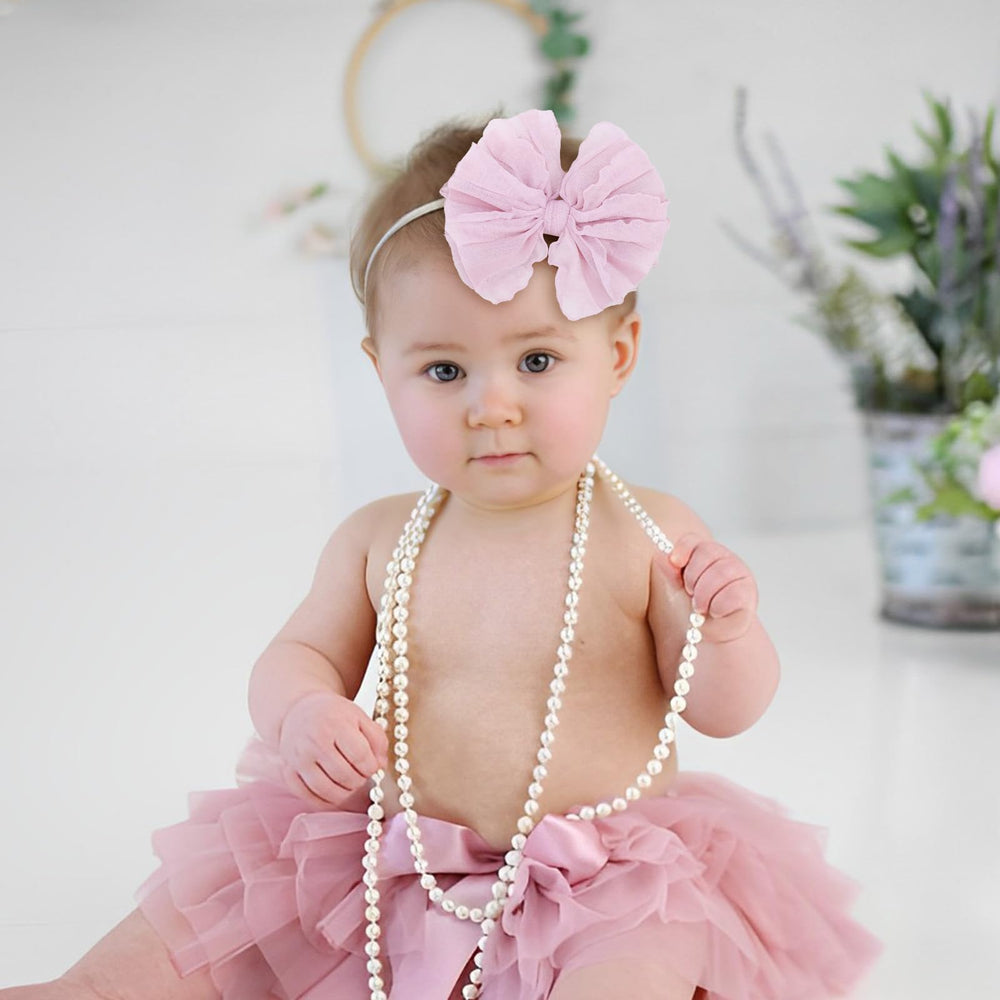 Lanmerry baby headbands gray knot offers versatile styling for everyday outfits.