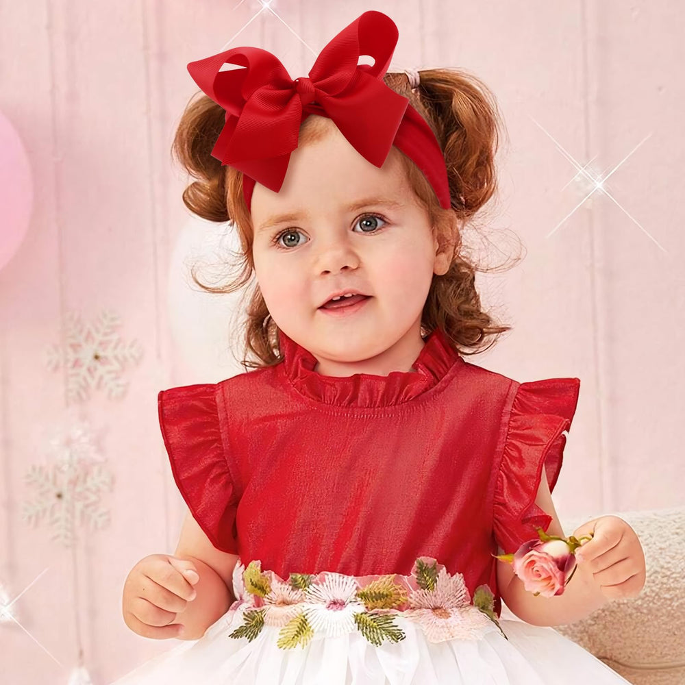 Lanmerry baby headbands grosgrain-bow, handmade quality for charming outfits