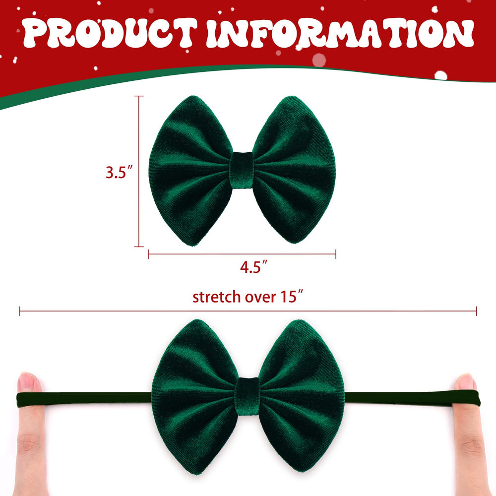 Lanmerry baby headbands white bow closeup for clean festive look