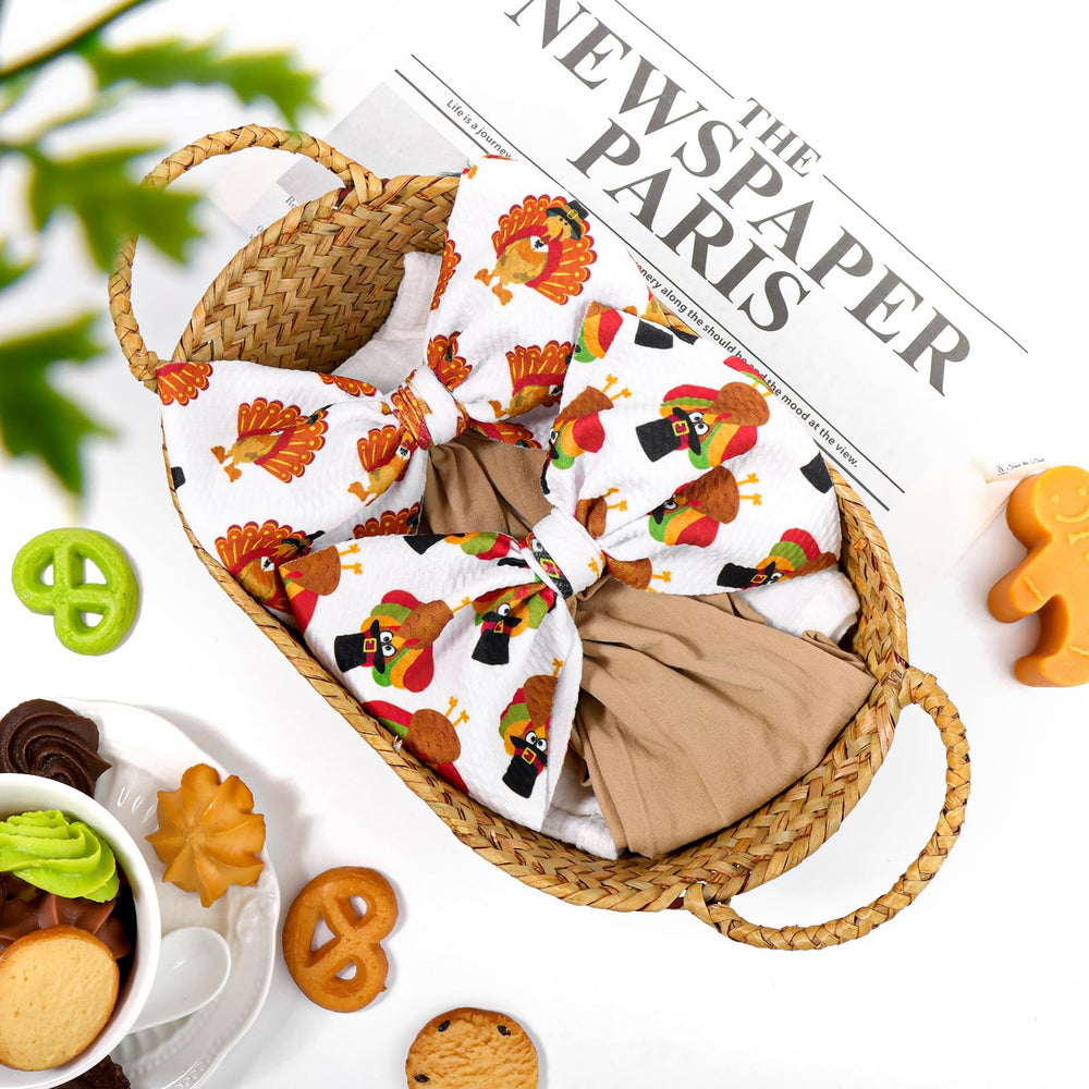 Lanmerry turkey pattern headband adds festive charm to everyday wear.