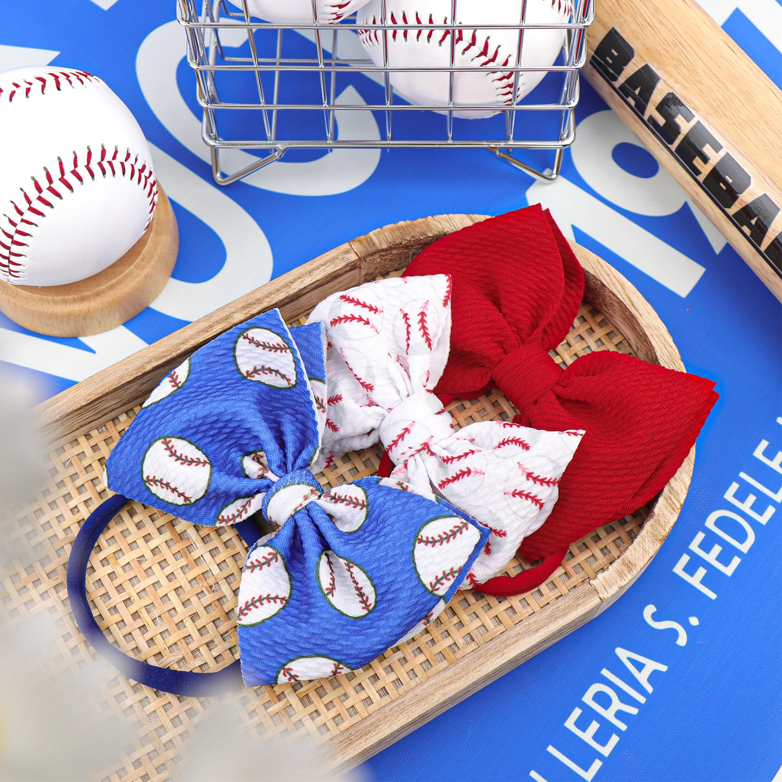 Lanmerry baseball-day headband adds color to game days.