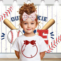 Lanmerry baseball hair bows waffle fabric durability keeps shape during play.