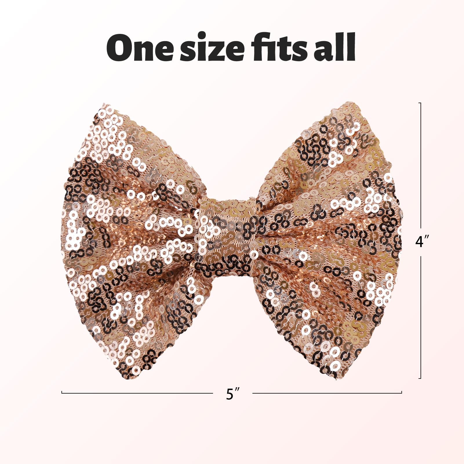 Lanmerry butterfly knot bow clip delivers durable sparkle for party looks