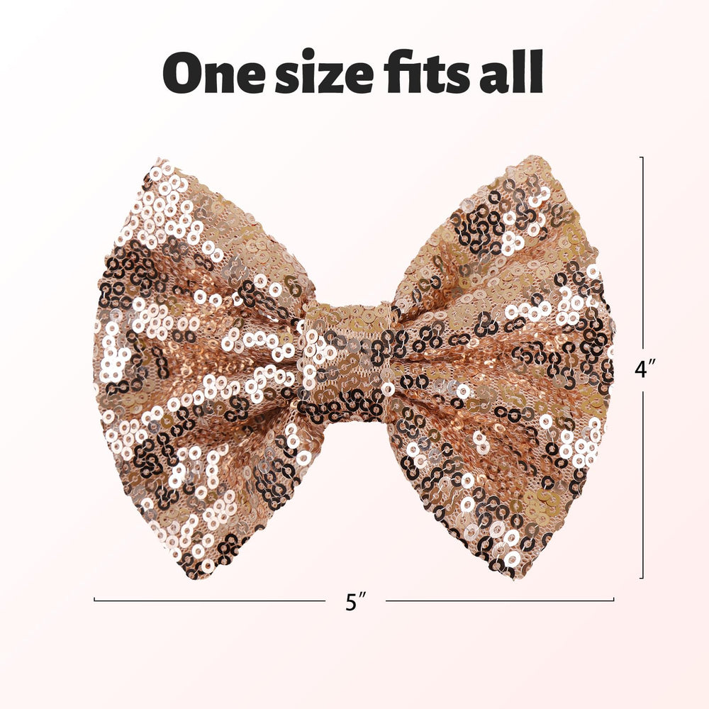 Lanmerry butterfly knot bow clip delivers durable sparkle for party looks