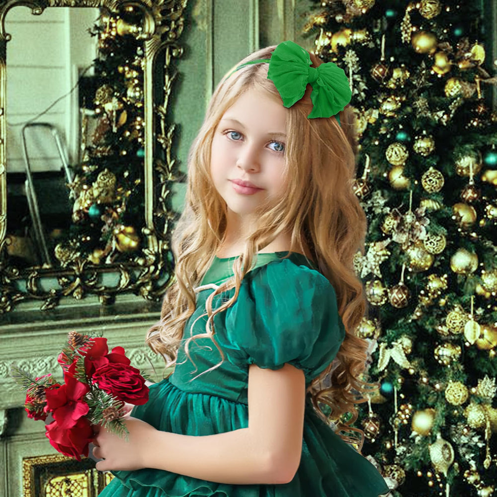 Lanmerry headband with white bow for pure, adorable daily outfits.