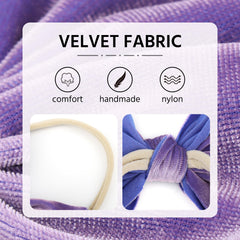Lanmerry elastic headband bow lightweight wear all day gentle fit