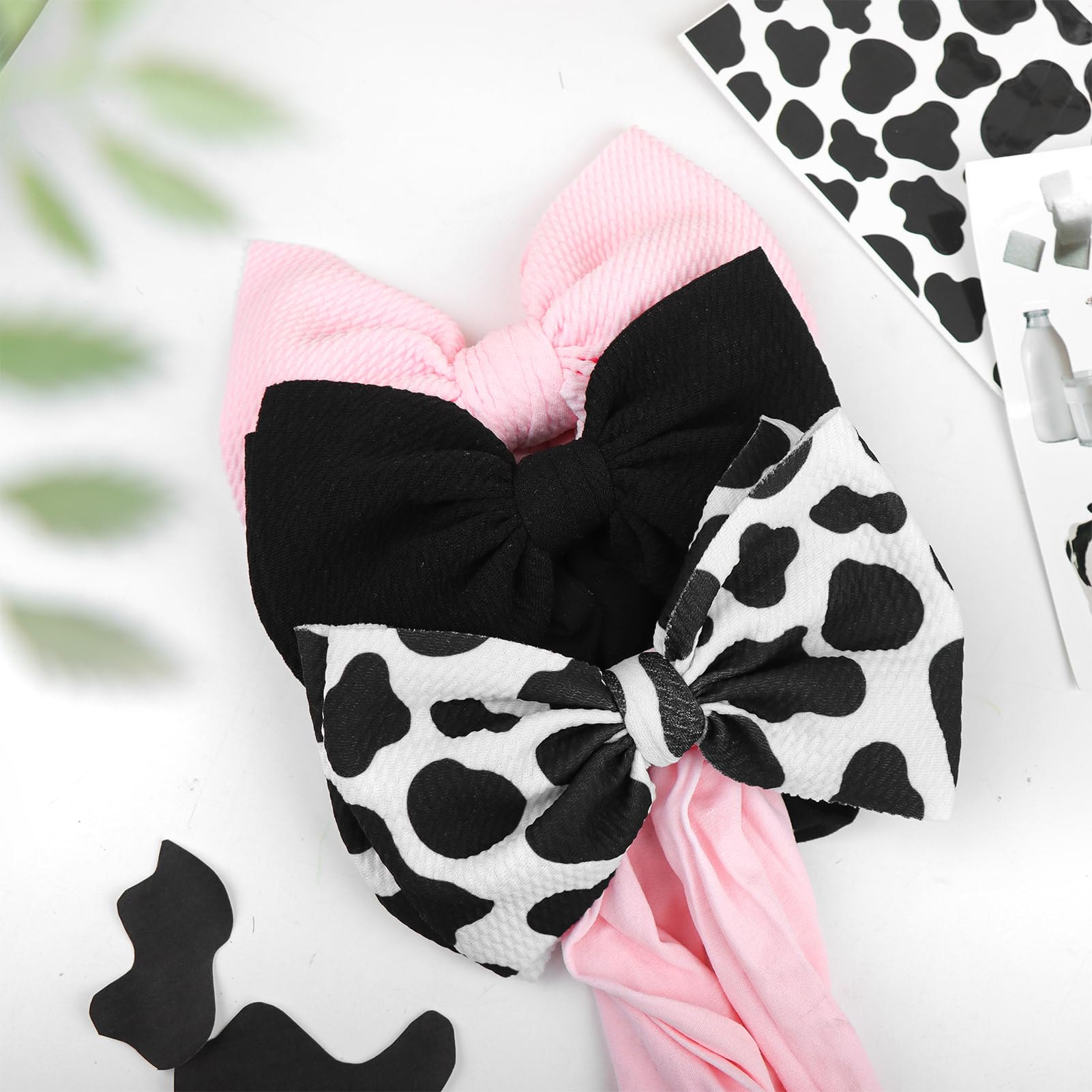 Lanmerry gift-ready bow set showcases three color options.