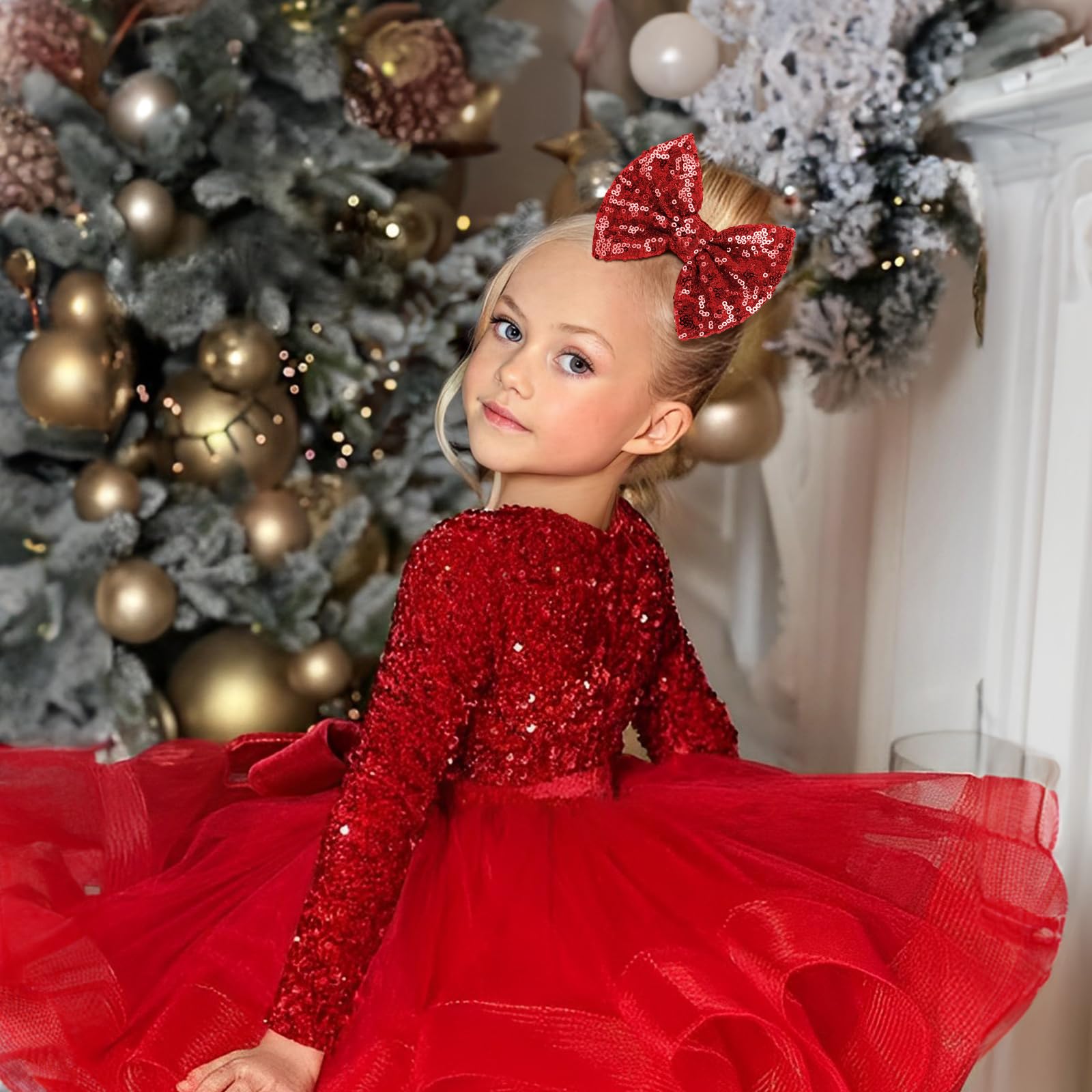 Lanmerry hair clip on-hair demonstrates secure grip for toddlers and teens