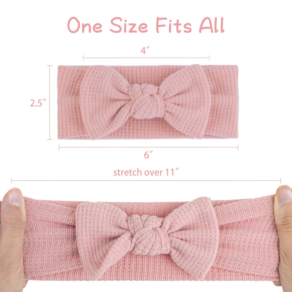 Lanmerry hairband with bows close-up beige emphasizes stitching and breathable construction