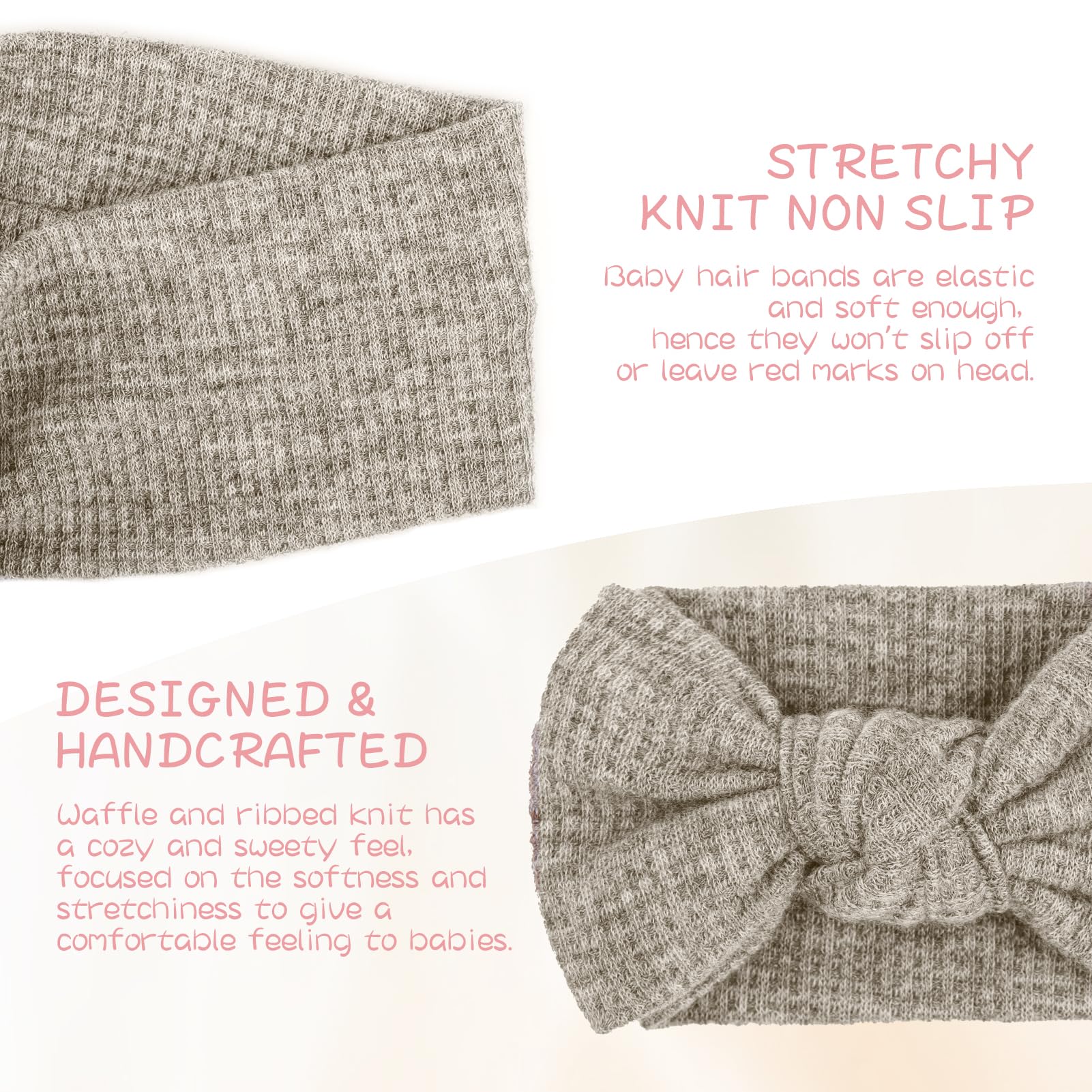 Lanmerry hairband knot detail showcases handcrafted everyday styling for babies