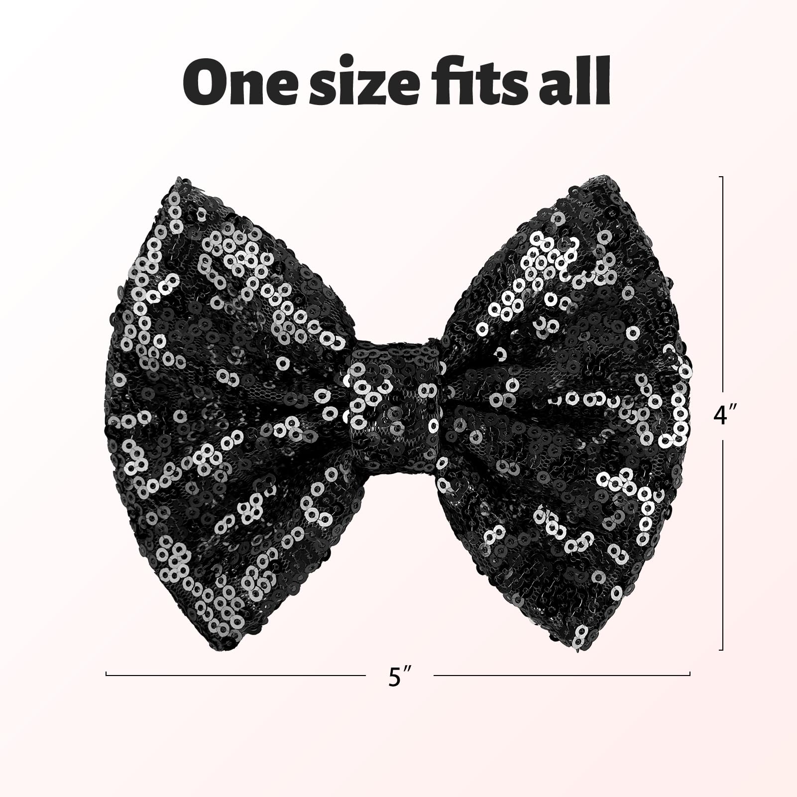 Lanmerry handmade sequin bow details showing craftsmanship