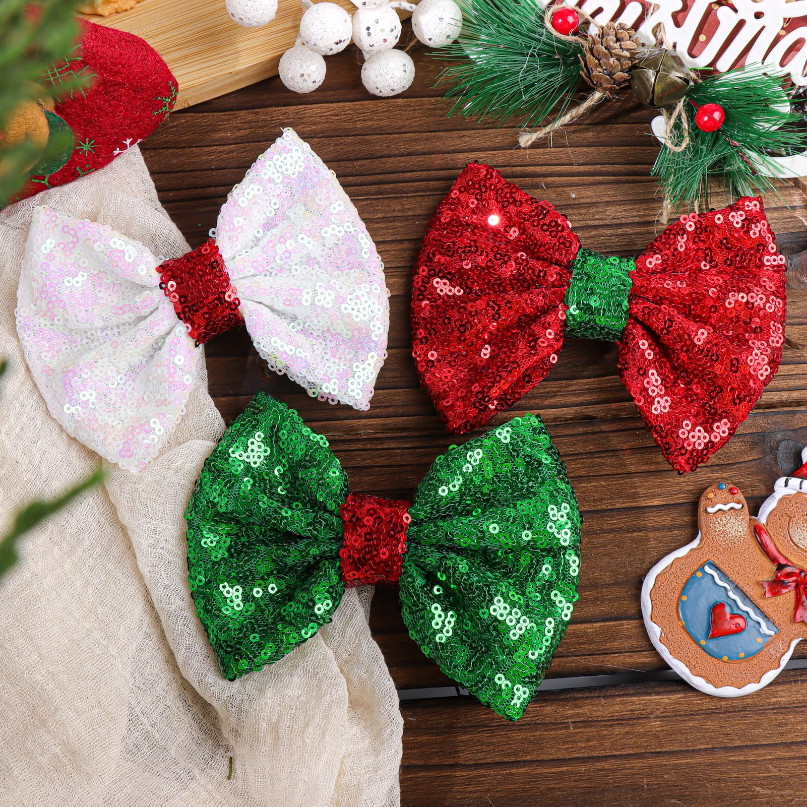 Lanmerry handmade sequin clip offers special-occasion charm