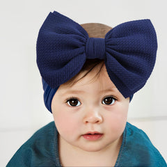 Lanmerry headband bow knot closeup shows soft fabric detail