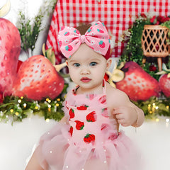 Lanmerry headbands strawberry pattern adds cute charm to daily outfits
