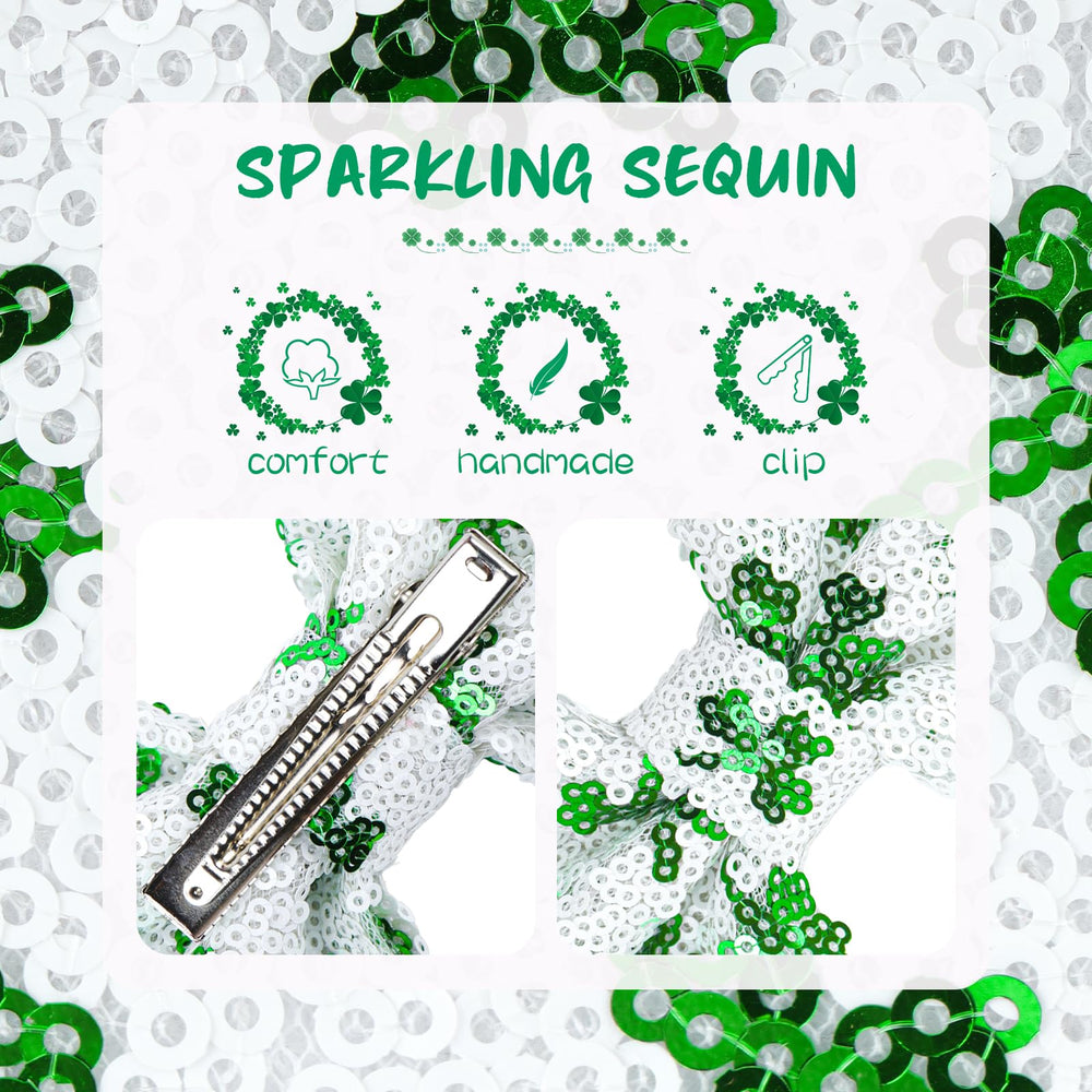 Lanmerry premium material sequin bow for lasting shine.