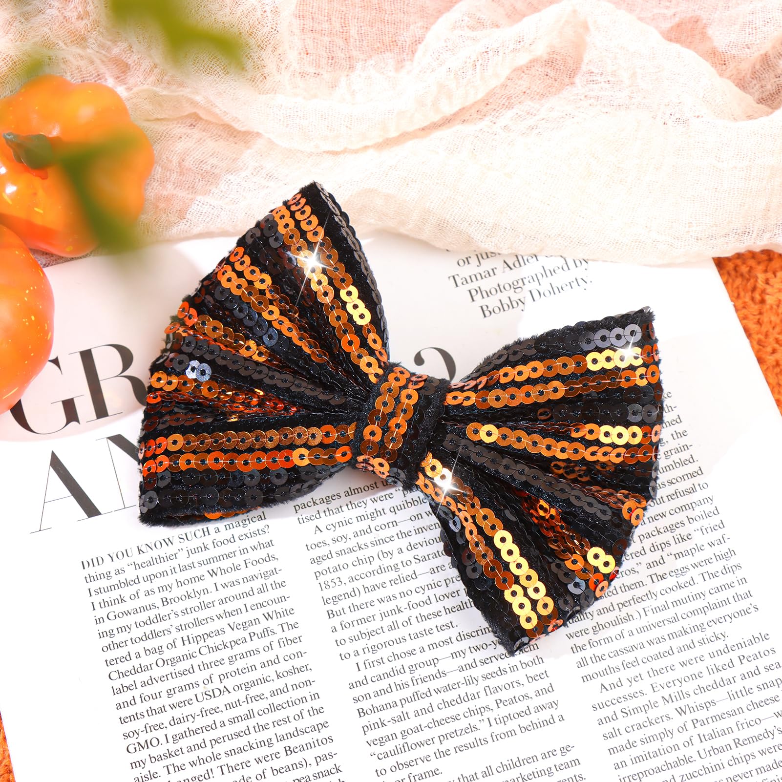 Lanmerry bow made of soft nylon fabric comfortable on delicate skin