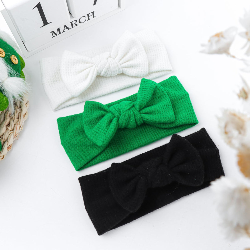 Lanmerry St. Patrick's Day headbands as a gift option for baby girls