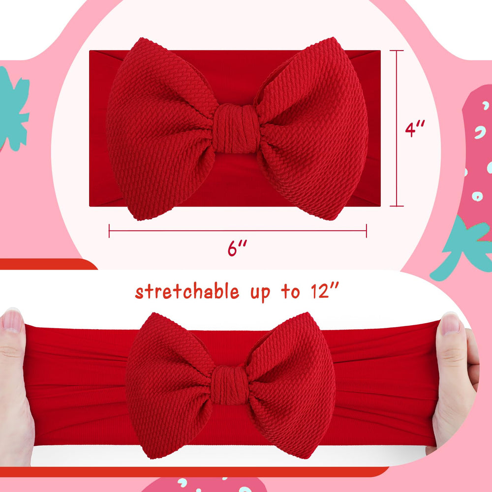 Lanmerry waffle-fabric bows are feather-light and gentle on skin