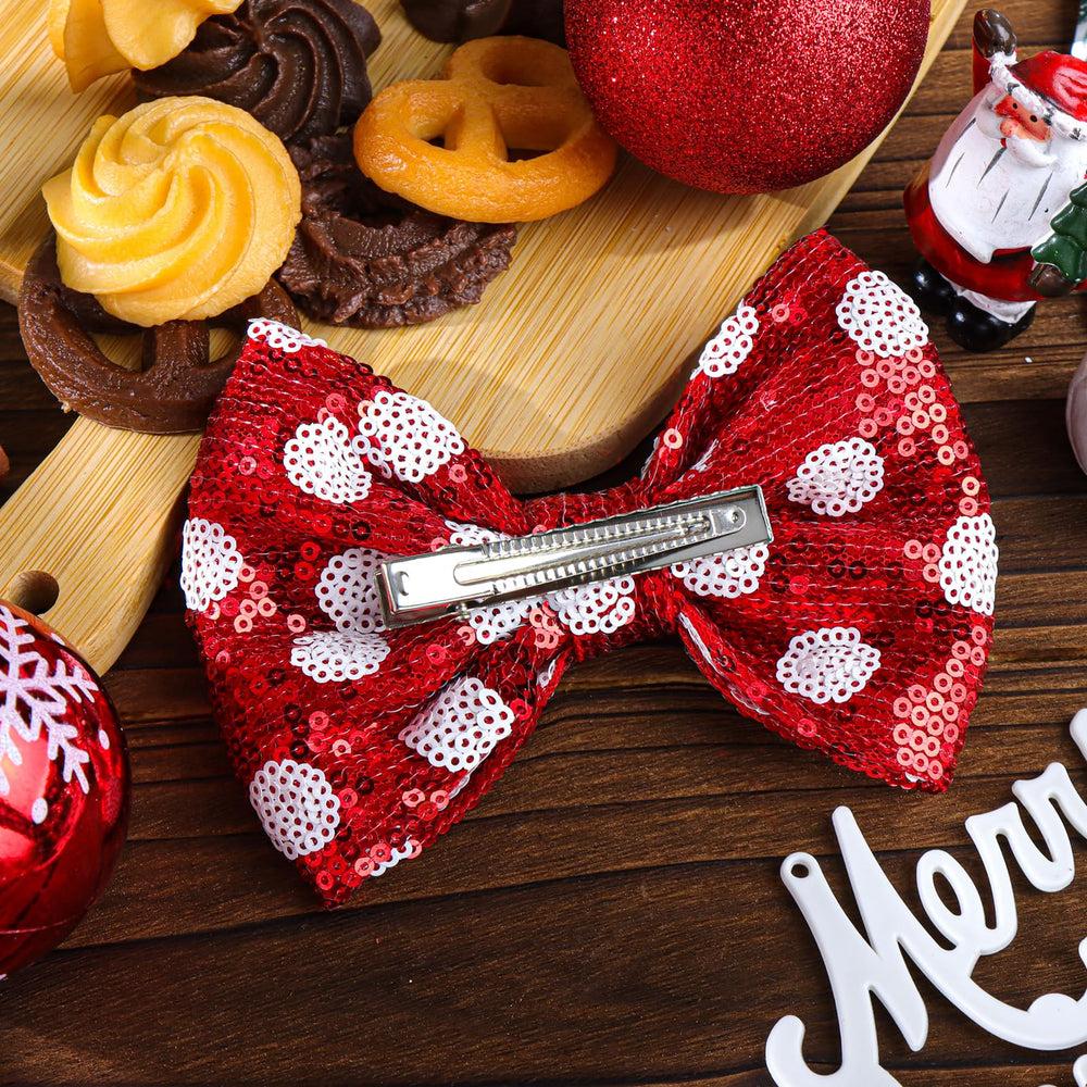 Lanmerry Christmas bow suitable for women and girls during holidays.