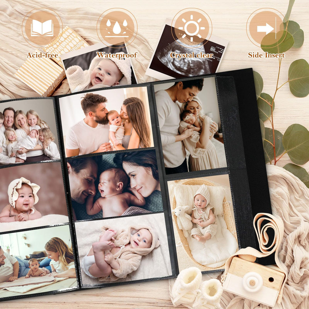 Lanpn Baby Photo Album 600 pockets layout stores milestones with organized ease