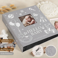 Lanpn Baby Photo Album acid-free pages preserve vivid photos against aging