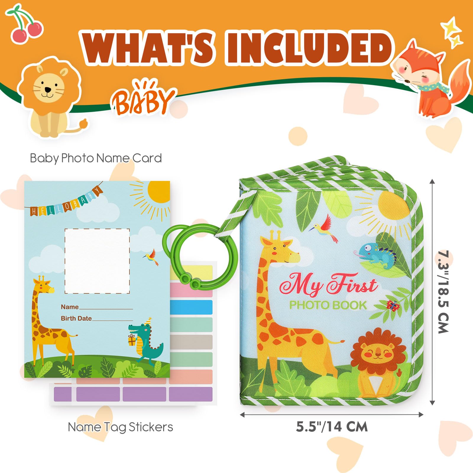 Lanpn inner pages protect 4x6 photos with clear pockets for lasting keepsakes.
