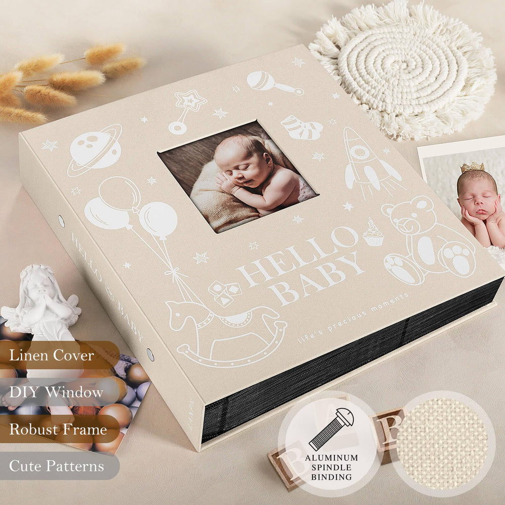 Lanpn interior pages show 600 pockets and 60 sheets for ample display.