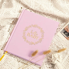 Lanpn Hello Baby Memory Book woodland-animals illustration – ideal for captivating little ones during journaling.