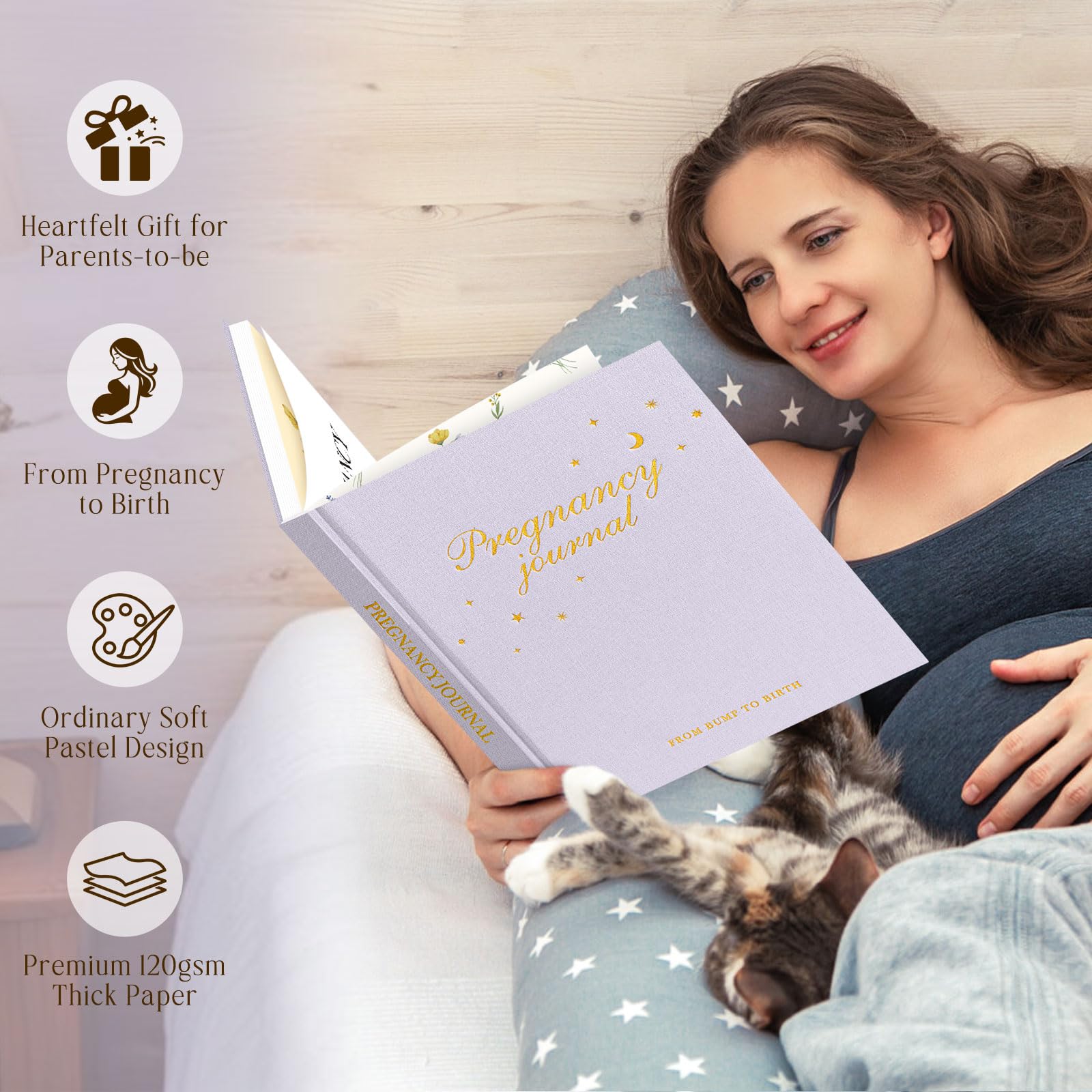 Lanpn hospital bag checklist and baby shower planner help organized preparation.