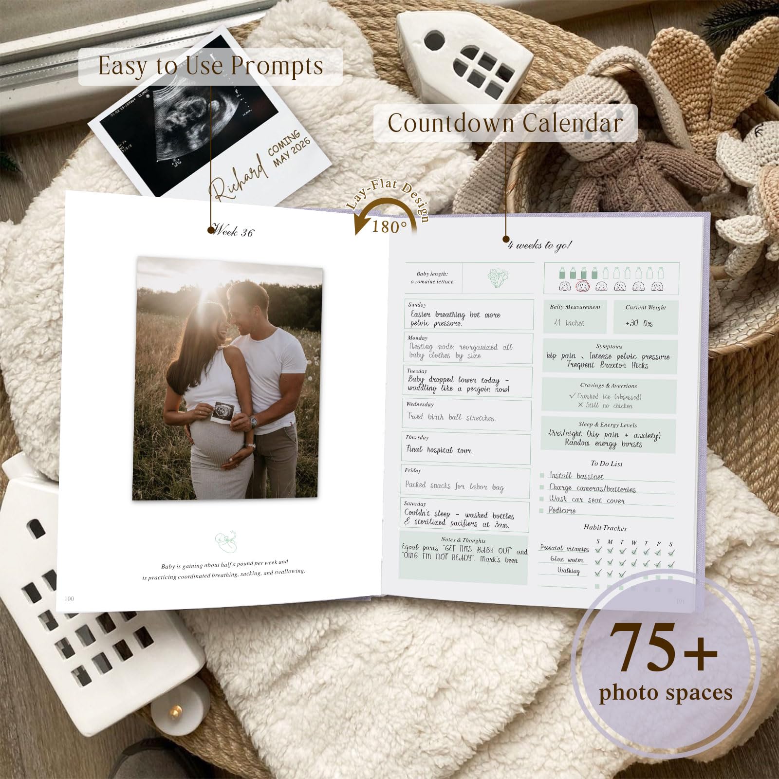 Lanpn linen hardcover with gold-foil reflects premium quality and durable keepsake design.