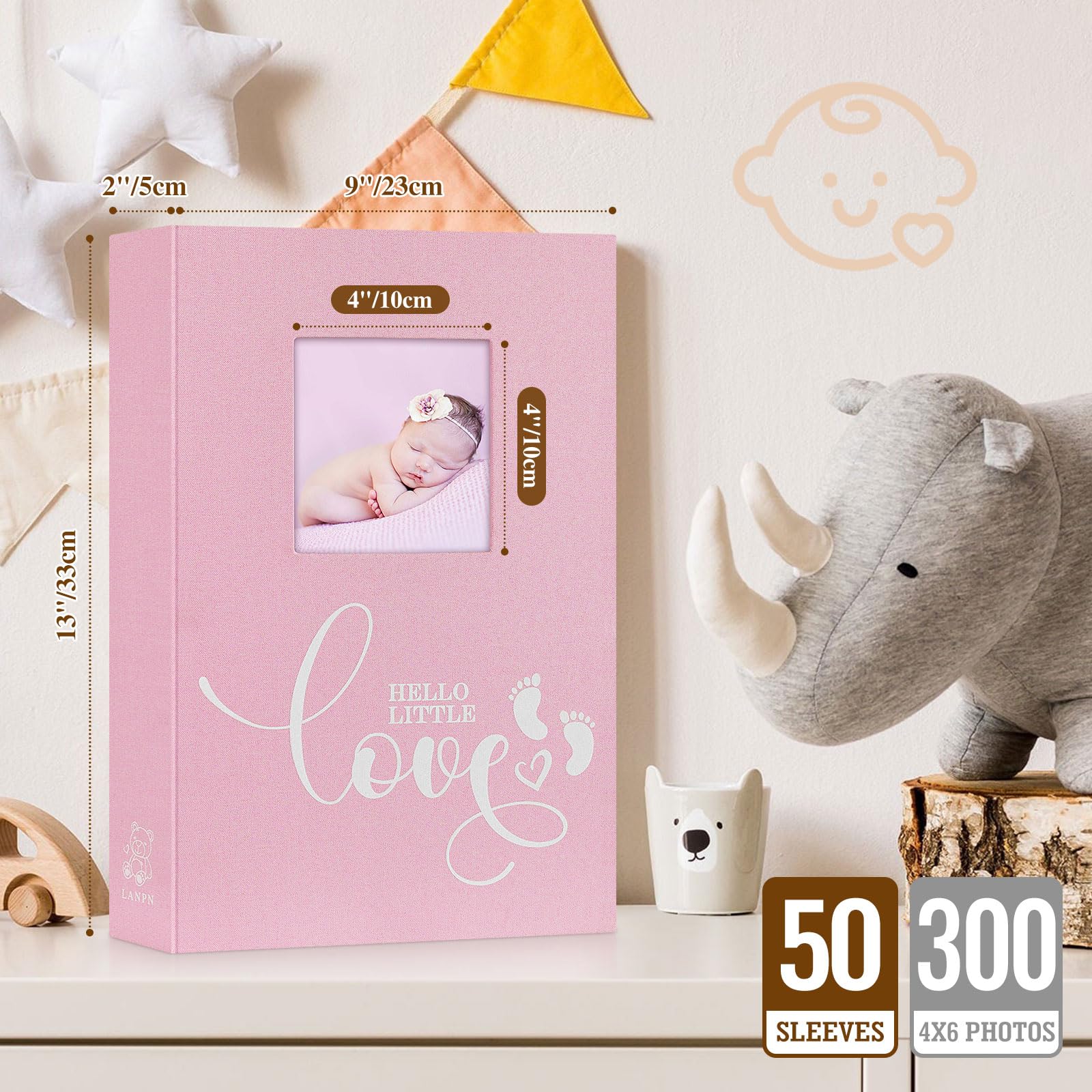 Lanpn linen hardcover memory book durable and elegant for daily use