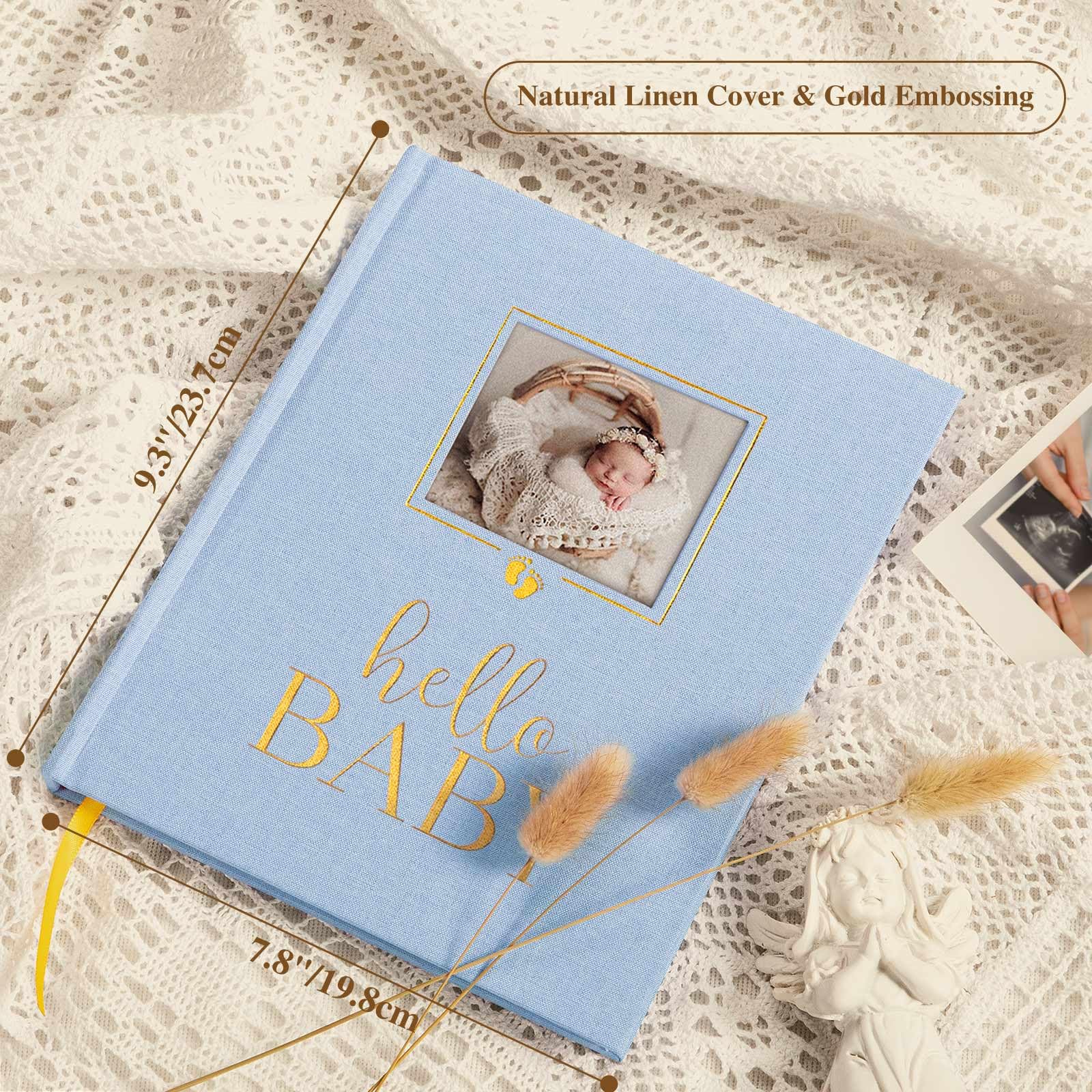 Lanpn memory book inside layout showing space for photos and notes