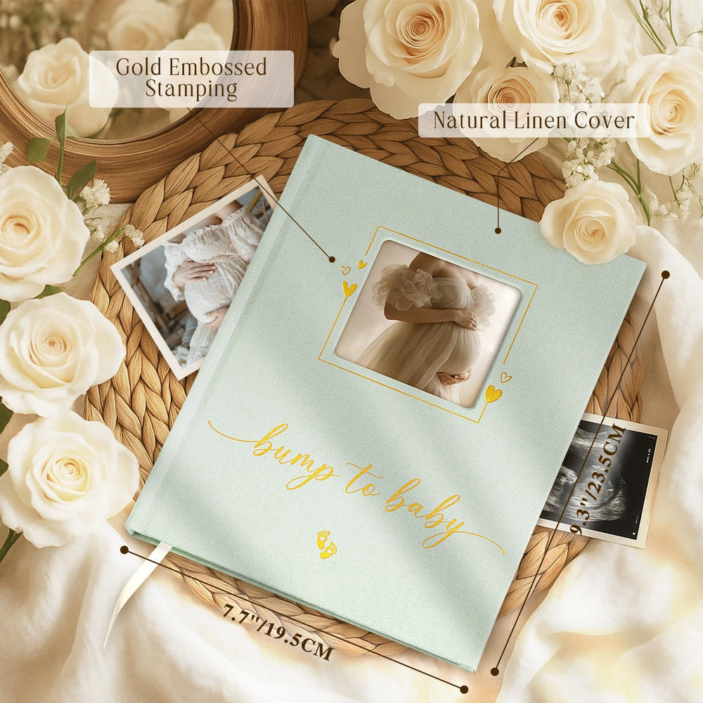 Lanpn inside layout showing weekly logs and milestone prompts for tracking pregnancy