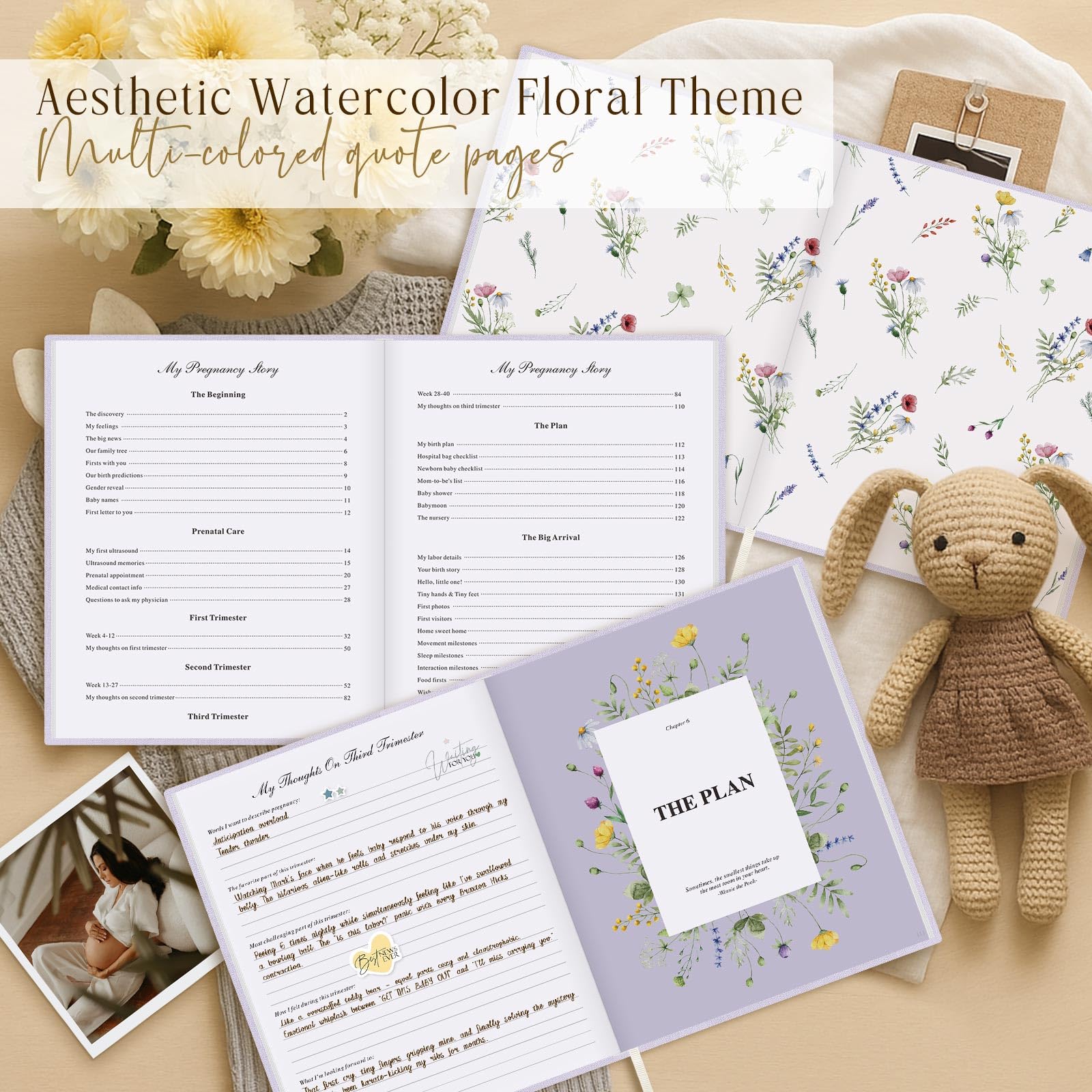 Lanpn ultrasound photo pages preserve keepsake images with elegant margins.