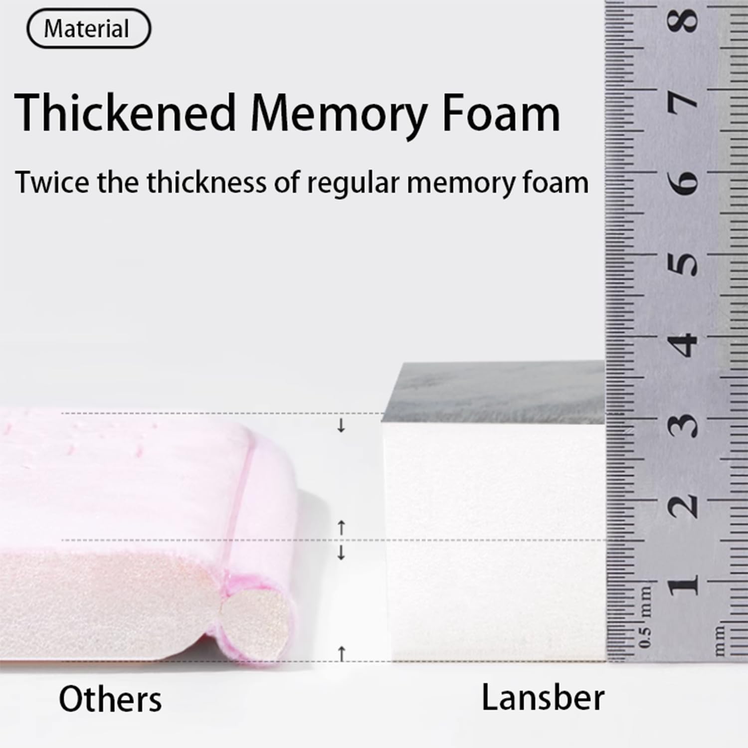Lansber 47-inch square mat offers ample space for tummy time and more