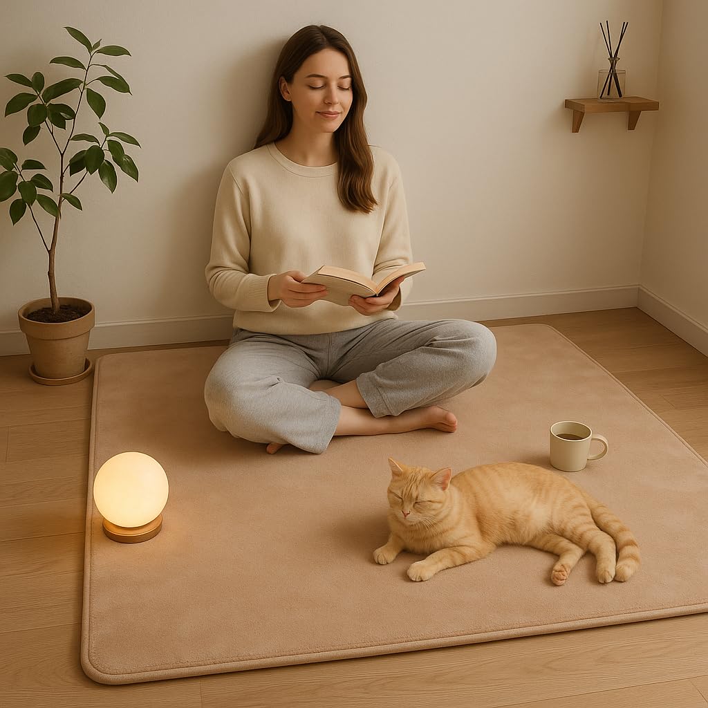 Lansber mat in a living room ready for daily kid-approved play
