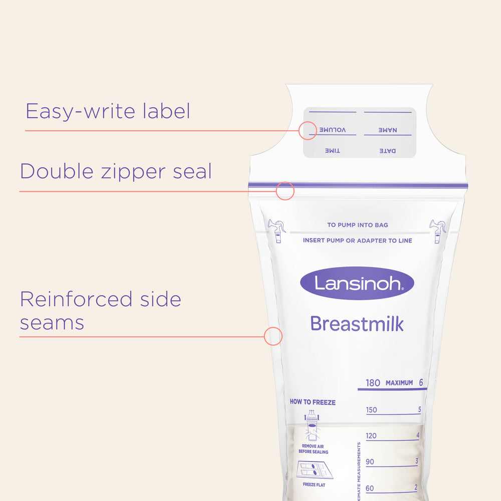 Lansinoh issue pack dispenser enables quick, clean access during prep.