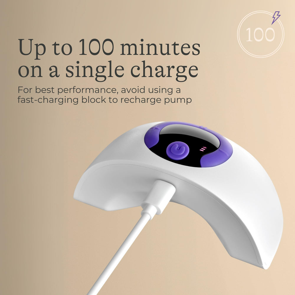 Lansinoh DiscreetDuo in-bra use showing discreet pumping during daily activities.