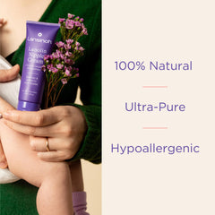 Lansinoh Lanolin Nipple Cream in dermatology-tested context for sensitive skin.