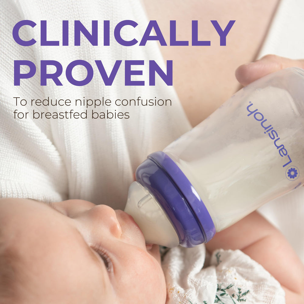 Lansinoh four flow levels support the right pace as baby grows.