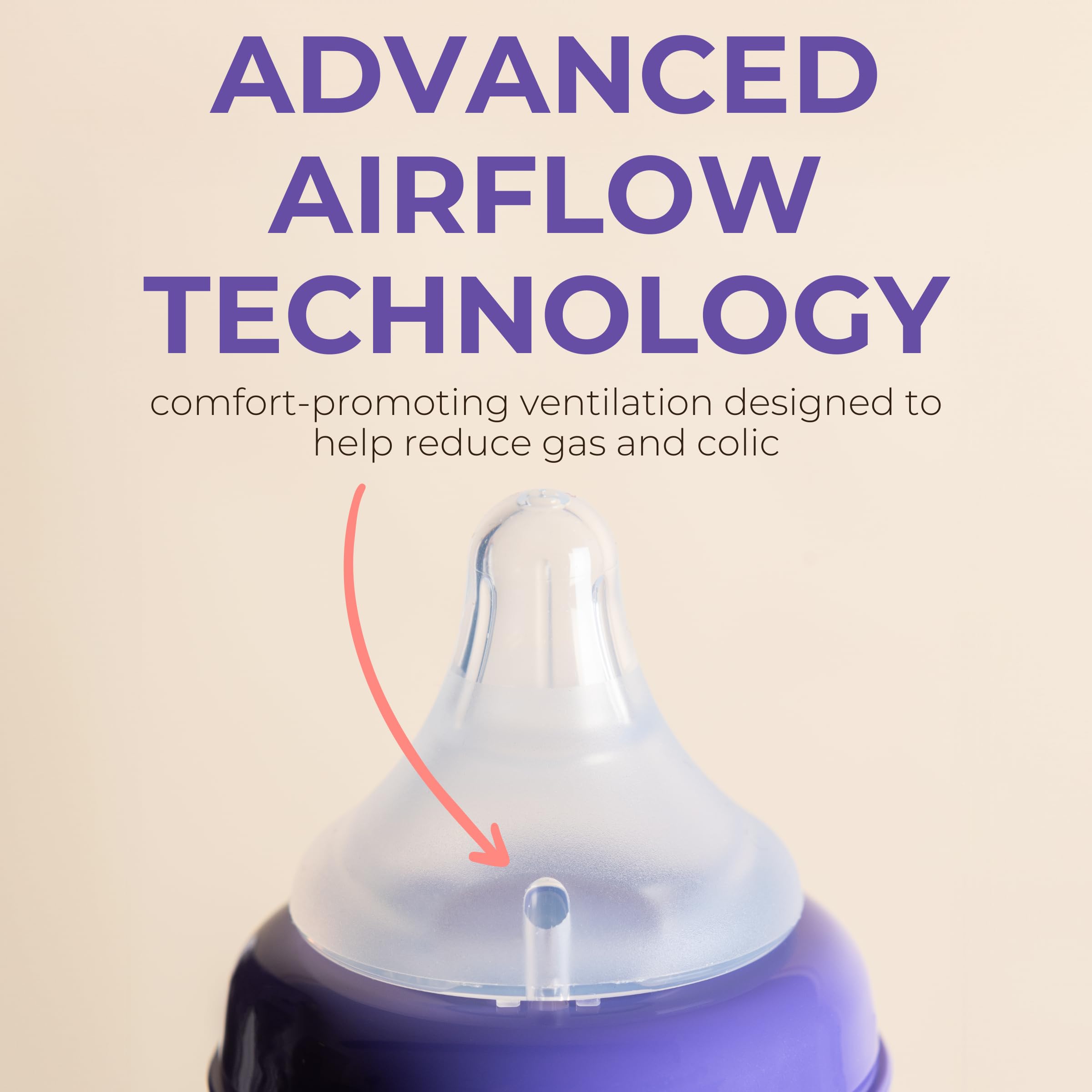Lansinoh nipple universal fit enables use with any Lansinoh bottle.