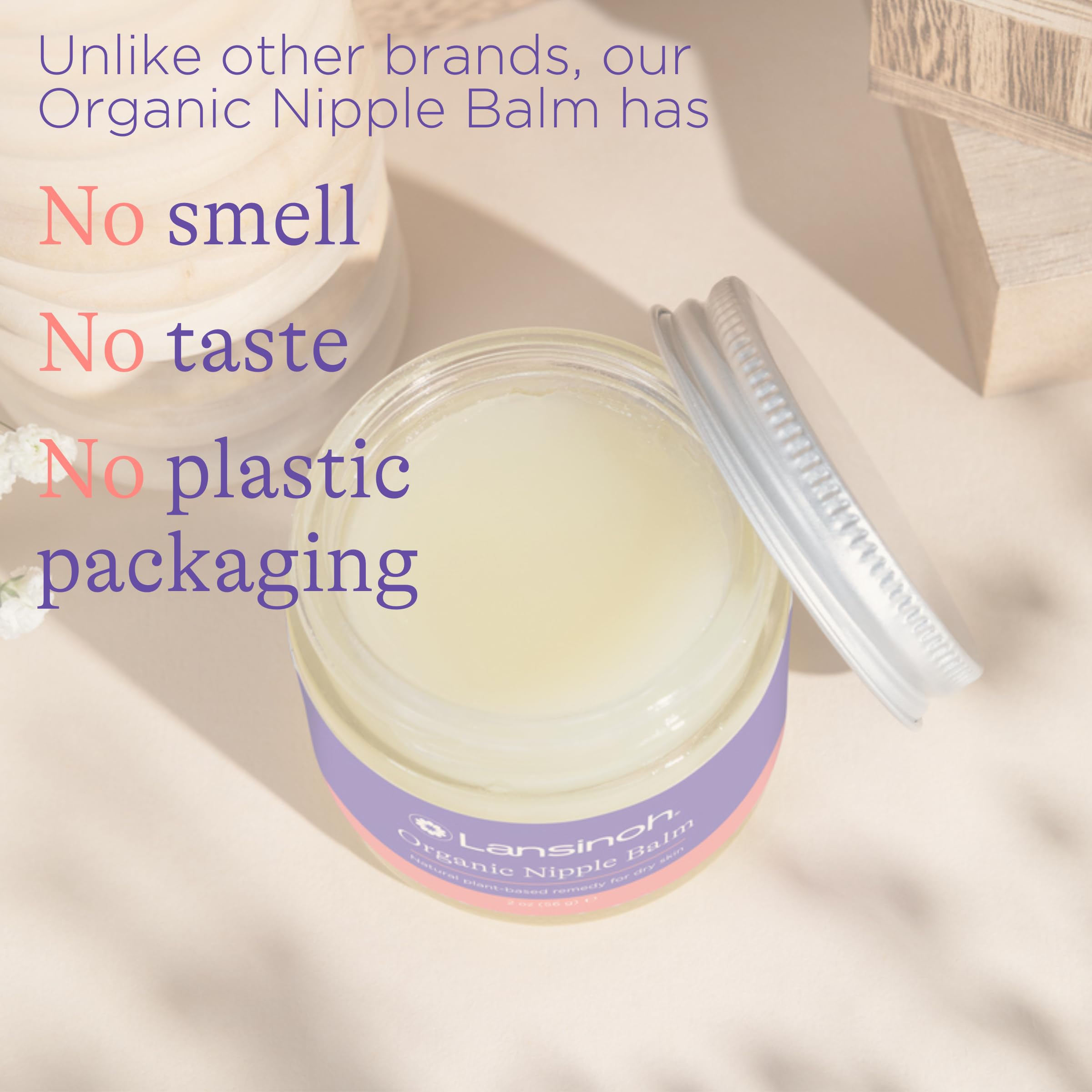 Lansinoh Organic Nipple Balm during pumping use on sensitive skin