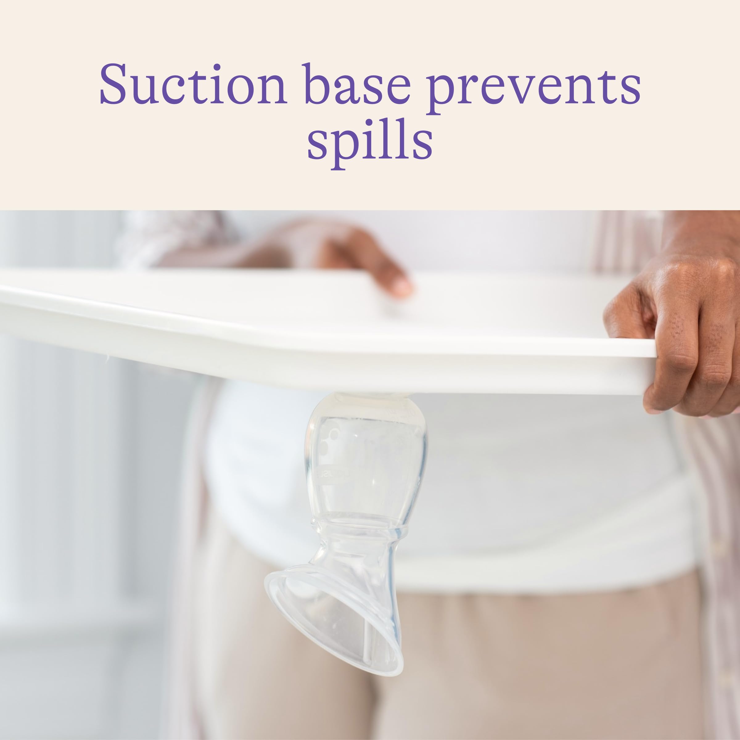 Lansinoh dishwasher-safe silicone makes cleaning simple.