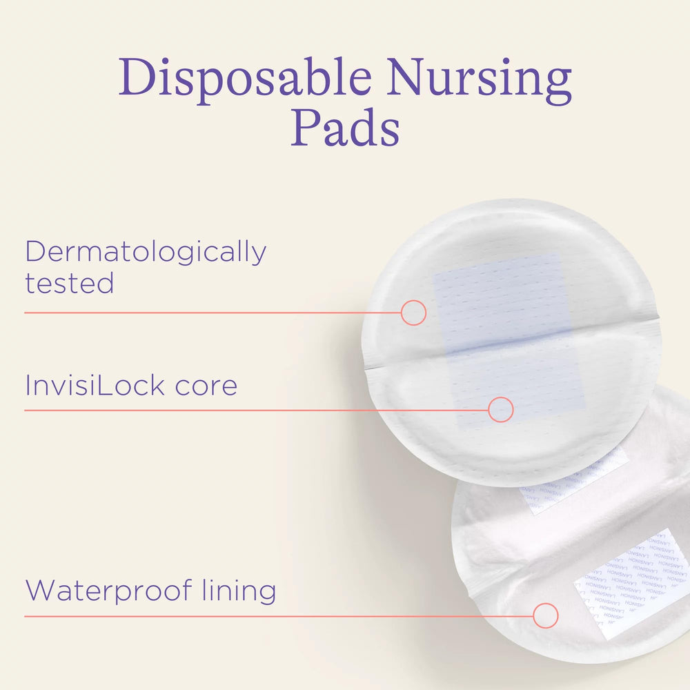 Lansinoh Stay Dry soft breathable material providing gentle skin contact.