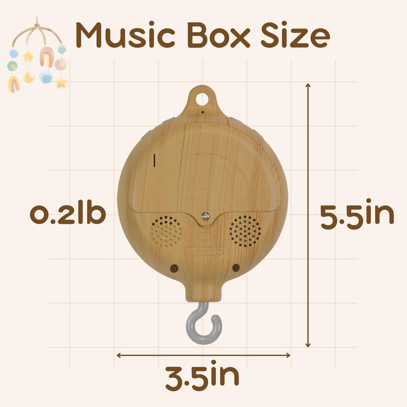 Lanttoe nursery decor wood tone complements wooden cribs